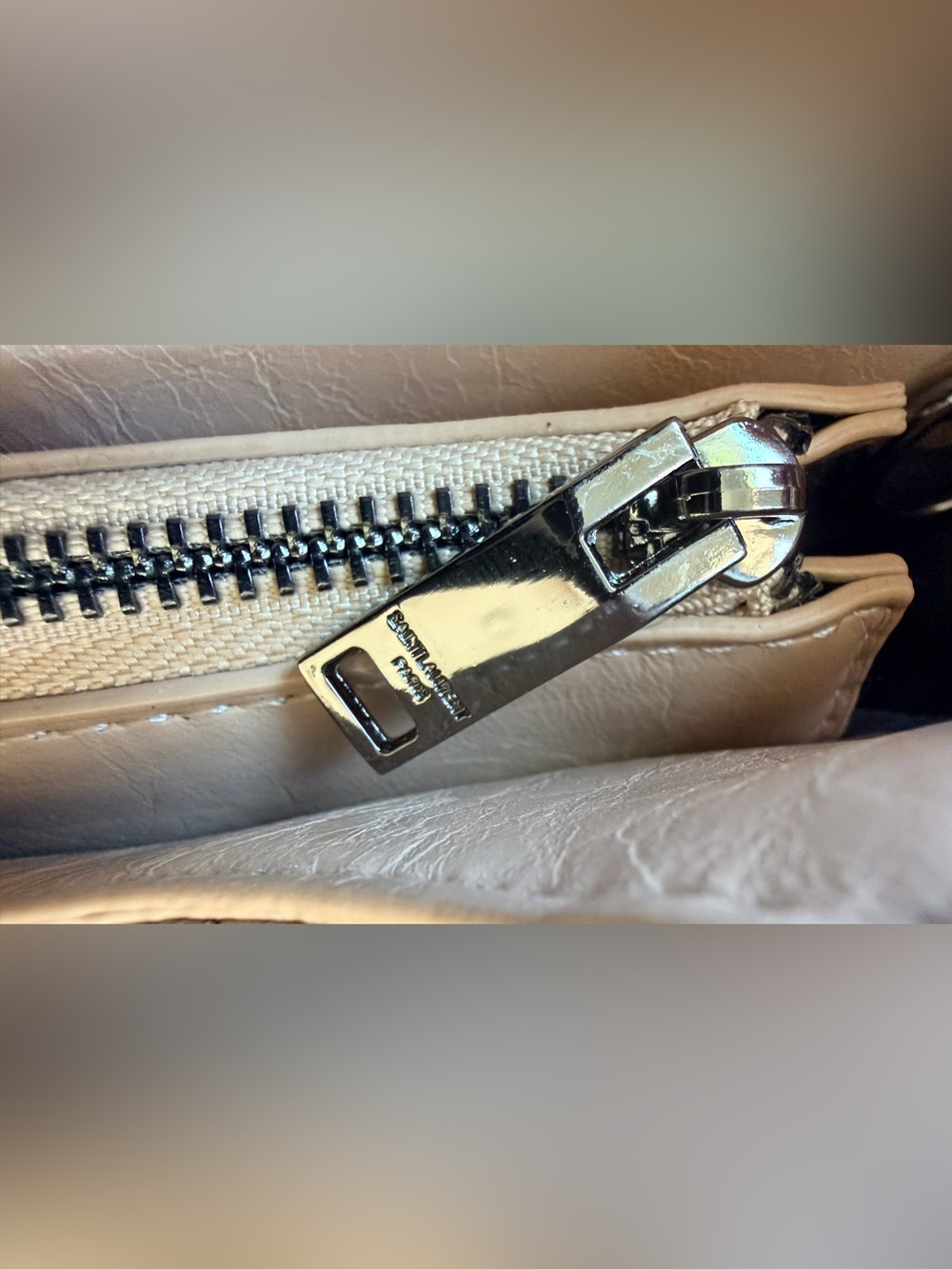 NEW SEALED Source Unknown YSL White PU Leather Niki Medium Tufo Classic Handbag - Picture 14 of 15